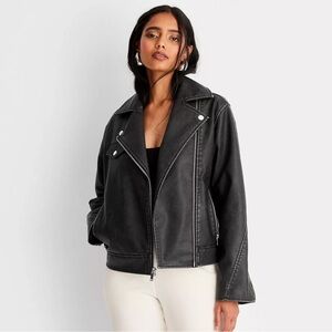 Universal Thread Black Leather Jacket